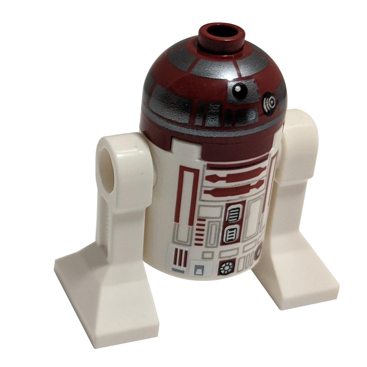 Astromech Droid, R4-P17 - Silver Band Around Dome, Dark Bluish Gray Rectangles (75333)