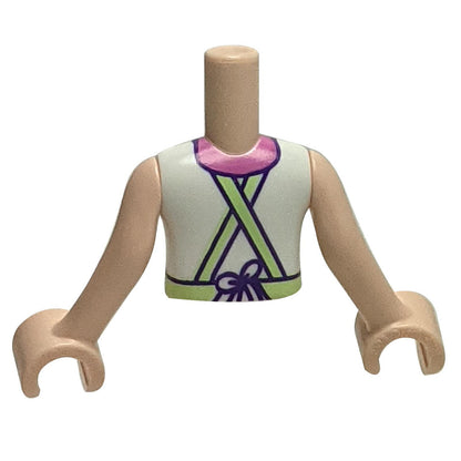 Mini Doll Torso - Trendy Bubble Tea Apron Design