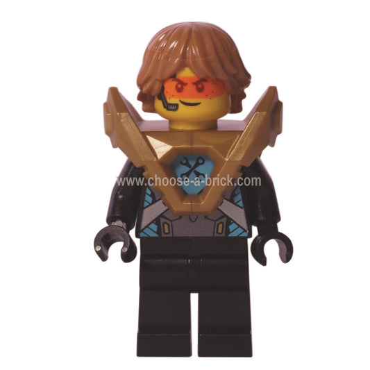 Robin - Pearl Gold Armor, Hair LEGO Nexo Knights