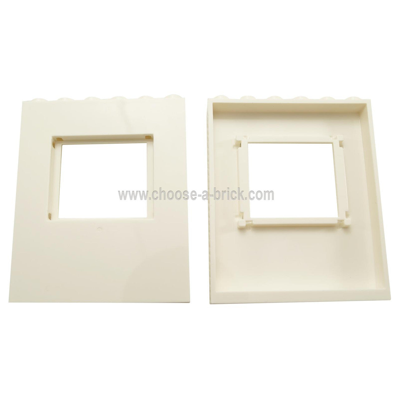 LEGO Parts - White Panel 1 x 6 x 6 with Window