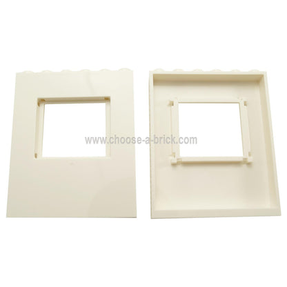 LEGO Parts - White Panel 1 x 6 x 6 with Window