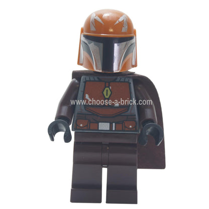 Mandalorian Warrior - Male, Dark Brown with blaster