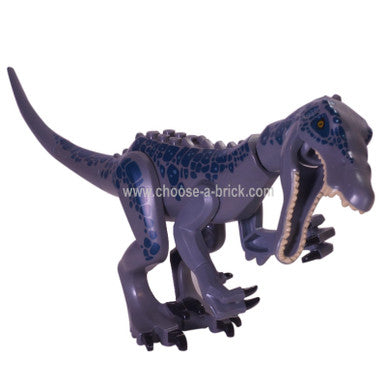 Dinosaur, Baryonyx with Dark Blue and Metallic Blue Spots