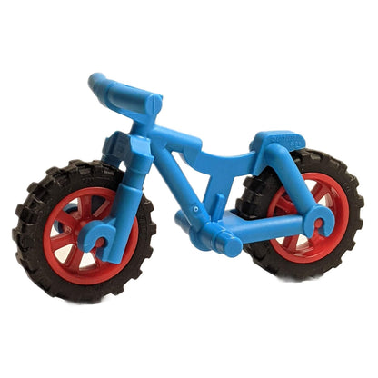 Bicycle Heavy Mountain Bike with Red Wheels