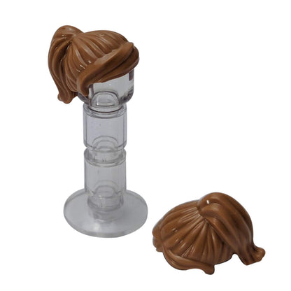 Minifigure, Hair Female Ponytail and Swept Sideways Fringe