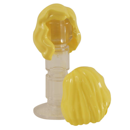 Minifigure, Hair Female Mid-Length with Part over Right Shoulder