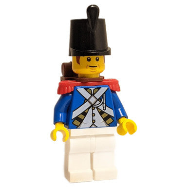 Male Imperial Soldier with Shako Hat and Sideburns