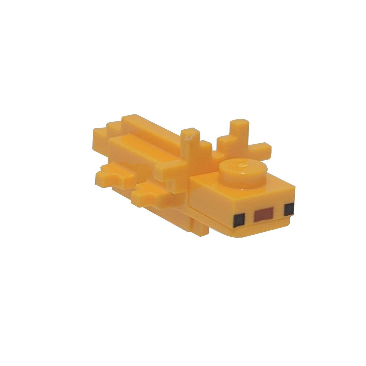 LEGO Minecraft Axolotl Pixelated bright light orange