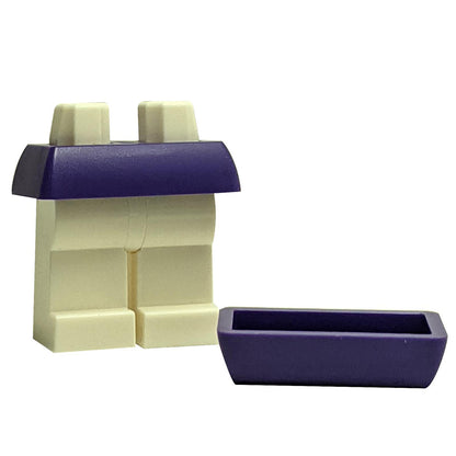 Minifigure Skirt Plastic Straight, Short (65753)