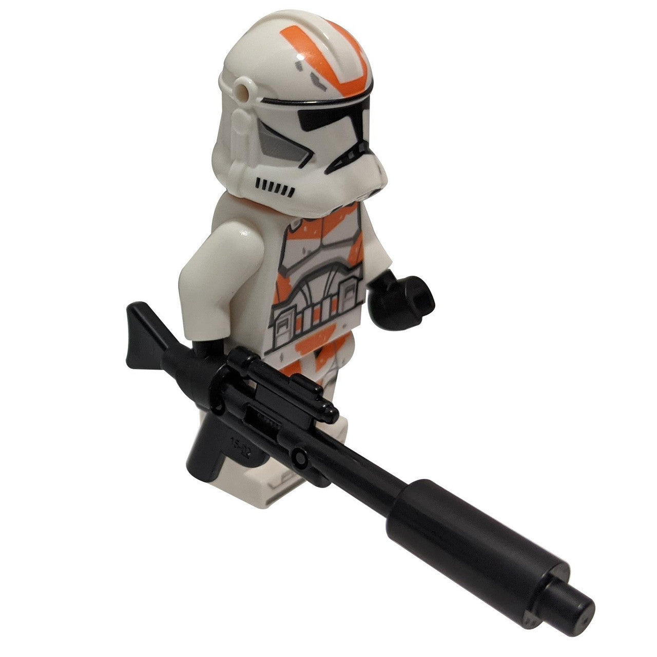 Clone Trooper, 212th Attack Battalion (Phase 2) - White Arms (75337) with weapon