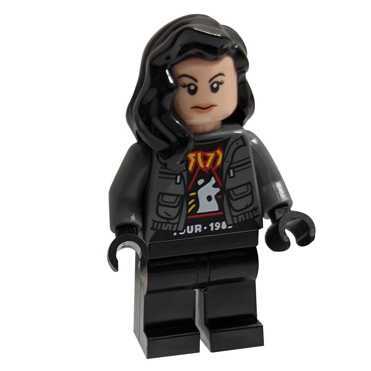 Zia Rodriguez, Dark Bluish Gray Jacket (jw090new) LEGO Minifigure