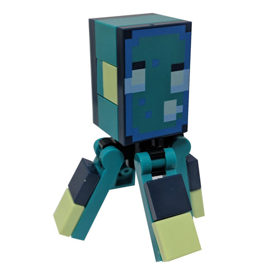 Minecraft Squid, Glow - LEGO Brick Built