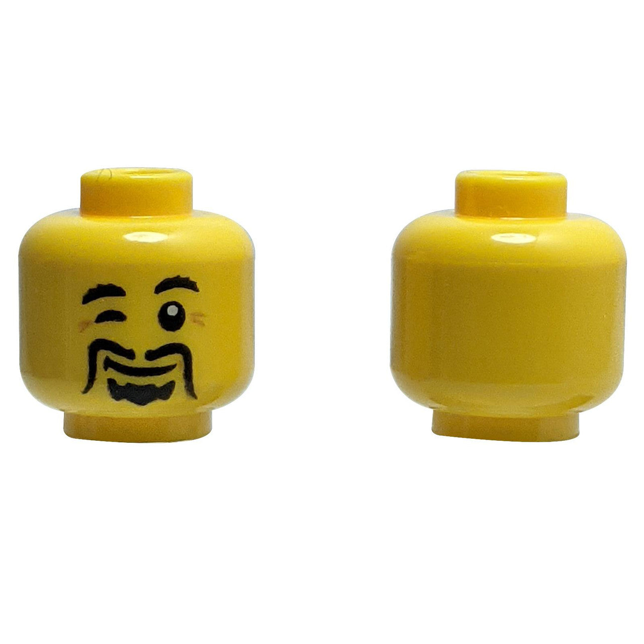 Minifigure Head Winking Face with Mustache