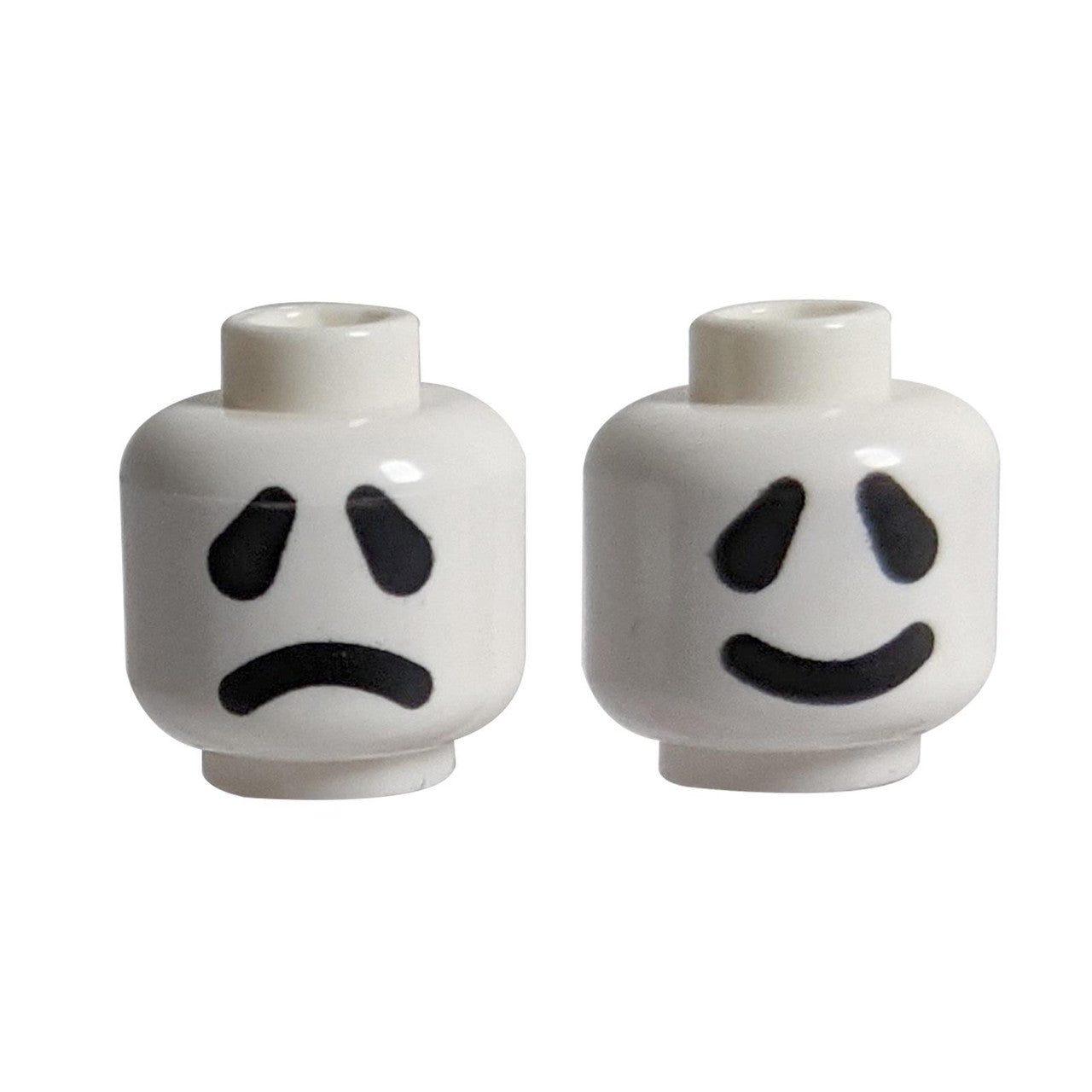 Minifigure, Head Dual Sided Ghost