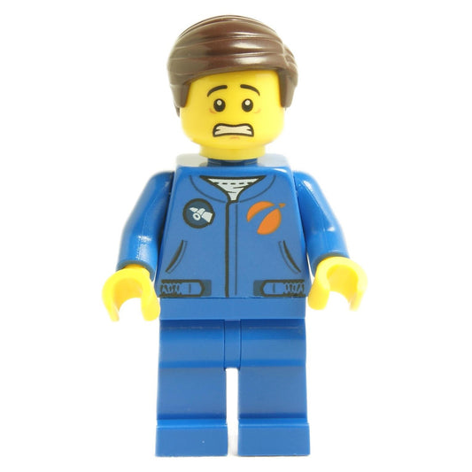 Male Astronaut with blue spacesuit