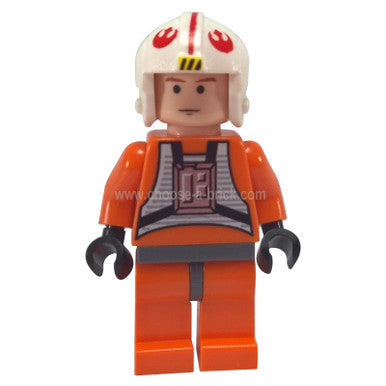 Luke Skywalker - Light Nougat, X-Wing Pilot Suit, Simple Torso and Helmet