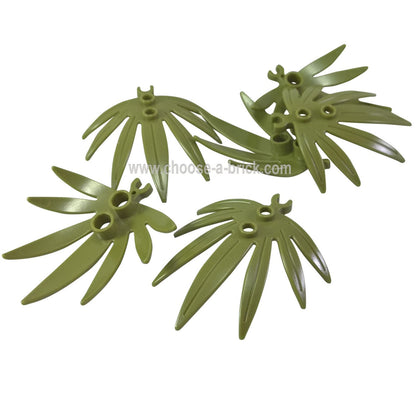 Plant Leaves 6 x 5 Swordleaf with Clip (thick open O clip)