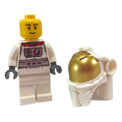 Male Astronaut with Gold Visor