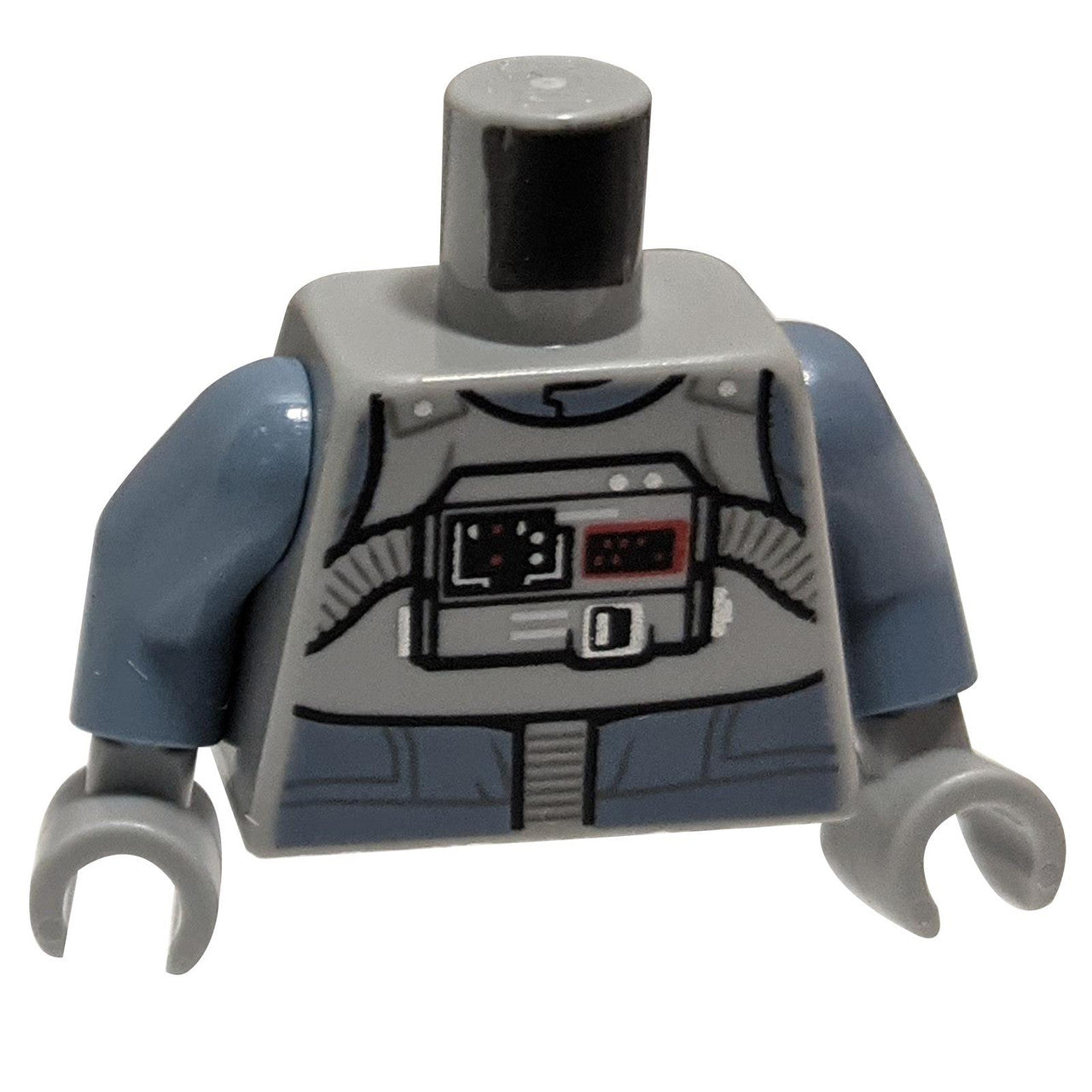 Torso SW AT-AT Driver with Sand Blue Jumpsuit and Bib with Breathing Apparatus Pattern / Sand Blue