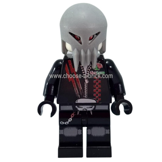 LEGO Minifigure -  Space Police 3 Alien - Skull Twin