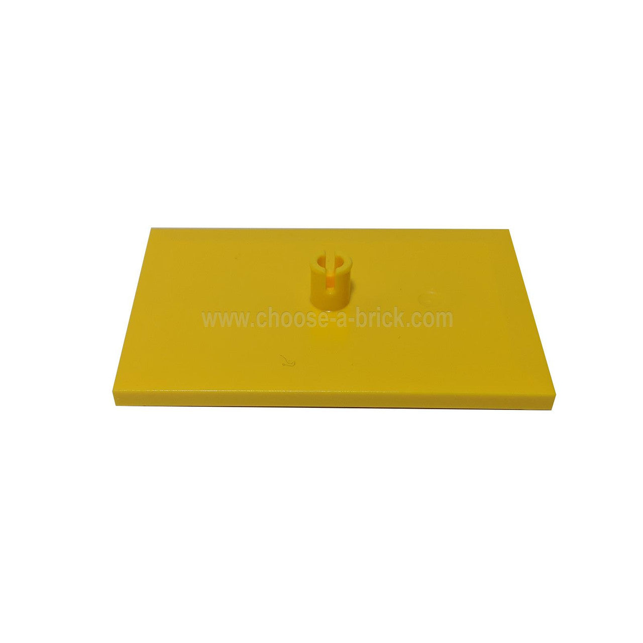 Train Bogie Plate (Tile, Modified 6 x 4 with 5mm Pin) yellow