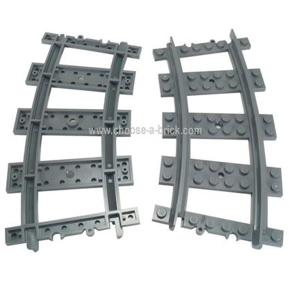 LEGO Parts - Train, Track Plastic RC Trains Curve