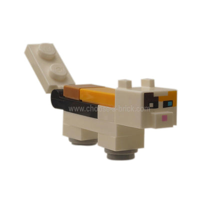  Minecraft Cat (Calico) - Brick Built