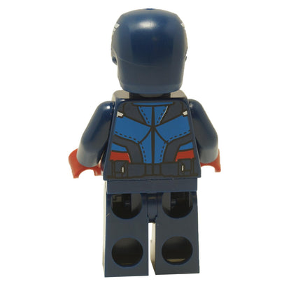 Captain America - Dark Blue Suit, Dark Blue Head, Dark Red Hands, Helmet