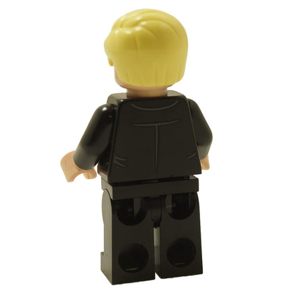 Draco Malfoy - Black Suit, Slytherin Tie, Neutral / Scared