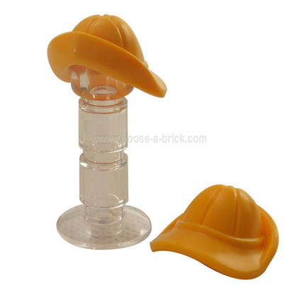 Minifigure, Headgear Fisherman Rain Hat bright light yellow