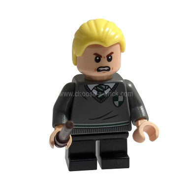 Draco Malfoy, Slytherin Sweater with Crest, Black Short Legs with weapon