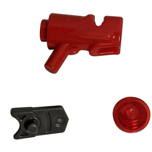 Mini Blaster / Shooter with Dark Bluish Gray Trigger red