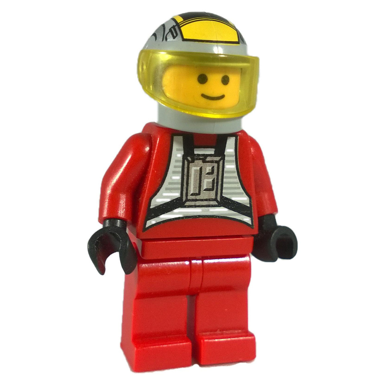 Rebel Pilot B-wing (Yellow Head, Light Gray Helmet, Trans-Yellow Visor)