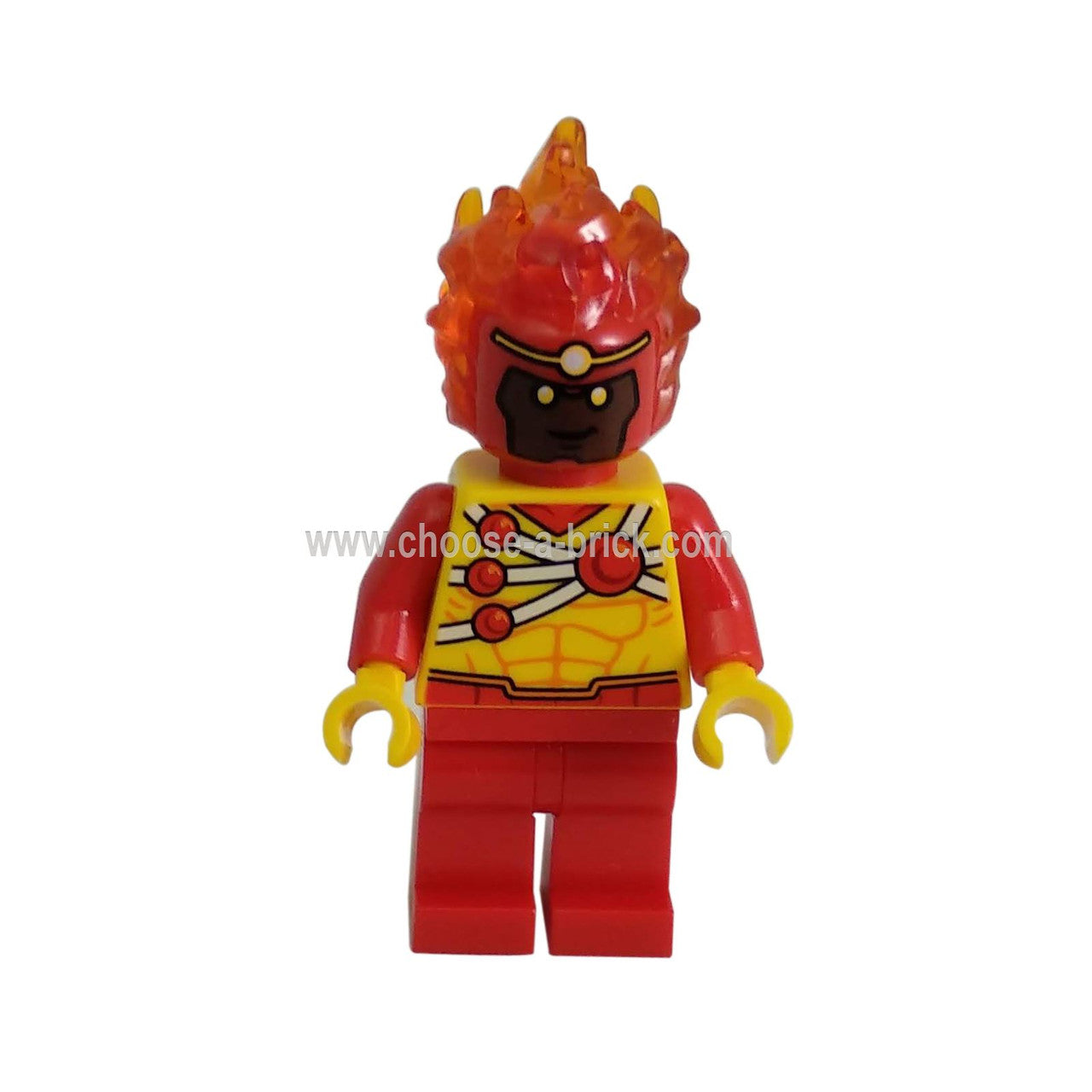 Firestorm with weapon - LEGO Minifigure Super Heroes