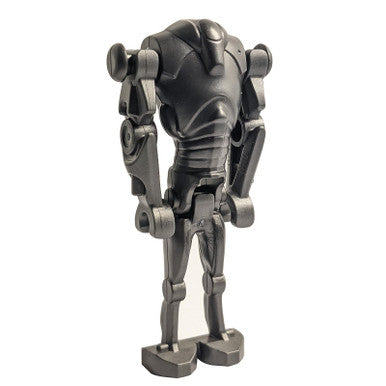 Super Battle Droid - Pearl Dark Gray, Narrow Head, Chest Light Indent