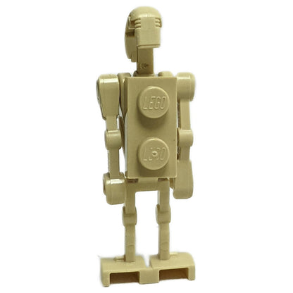 Battle Droid - Tan, Bent Arms, 1 x 2 Plate on Bac