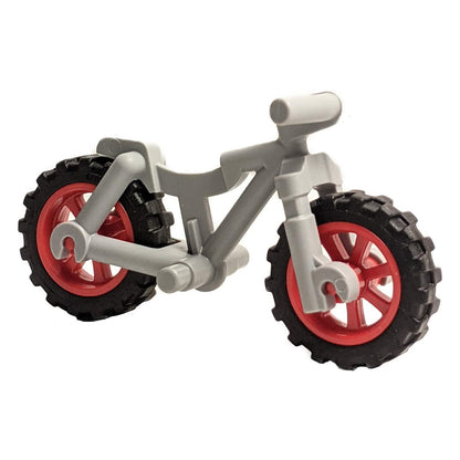 Bicycle Heavy Mountain Bike with Red Wheels