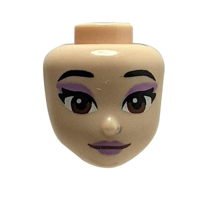 Mini Doll Head Friends with Lavender Eye Shadow