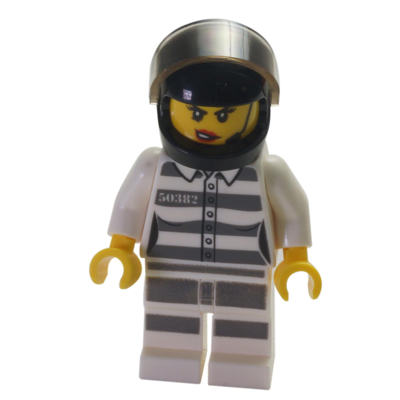 Jail Prisoner 50382 Prison Stripes, Female, S