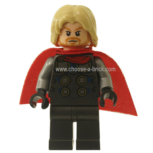 Thor - Spongy Cape (Juniors), Pearl Dark Gray Legs with weapon