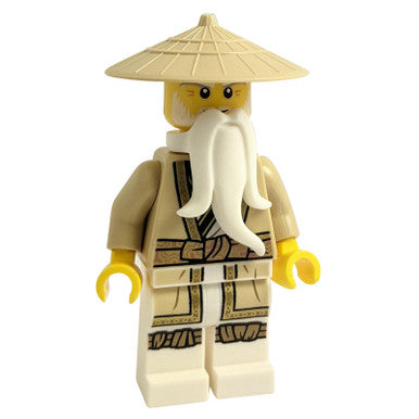 Wu Sensei - Legacy, Tan Robe, Braided Ponytail