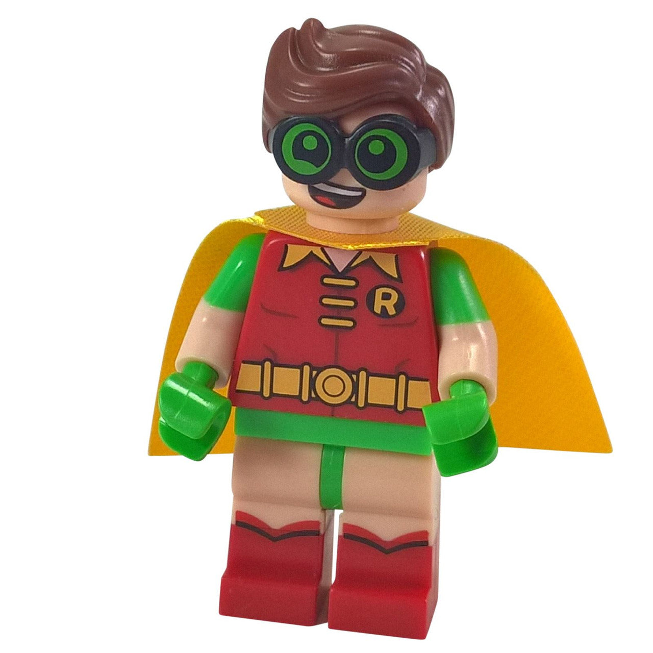 Robin - Green Glasses, Smile / Scared Pattern