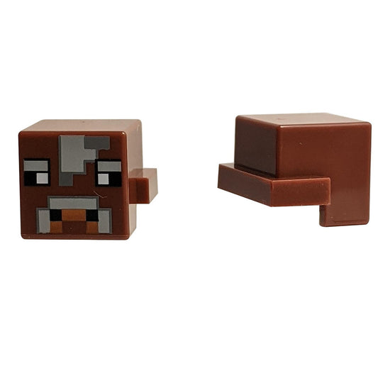 Minecraft Cow Head