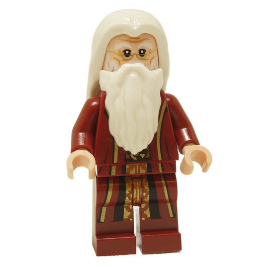 Albus Dumbledore - Dark Red Robe, White Hair