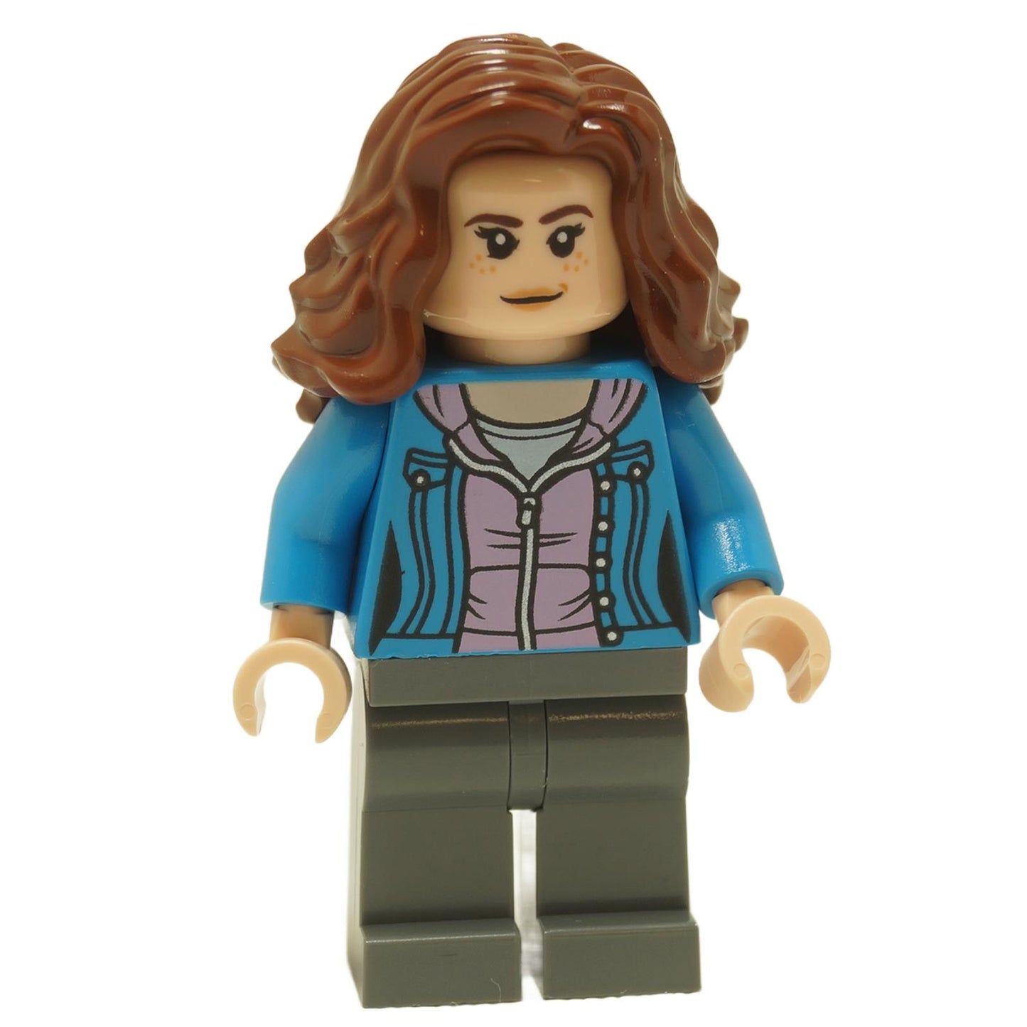 Hermione Granger - Dark Azure Jacket over Bright Pink Hoodie