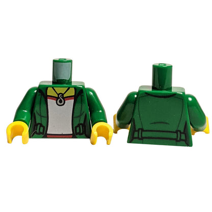 Torso with Green Jacket and Pendant Pattern