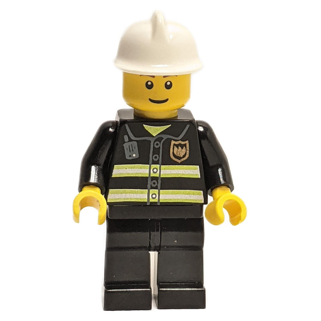 Firefighter - Smart Black Suit with Reflective Stripes