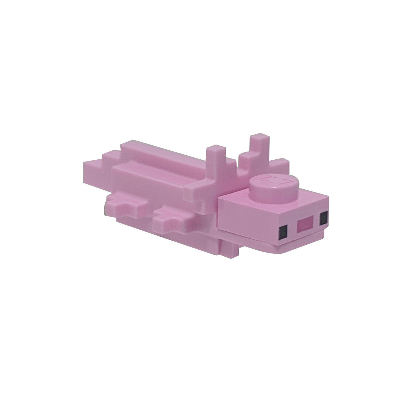 LEGO Minecraft Axolotl Pixelated bright pink