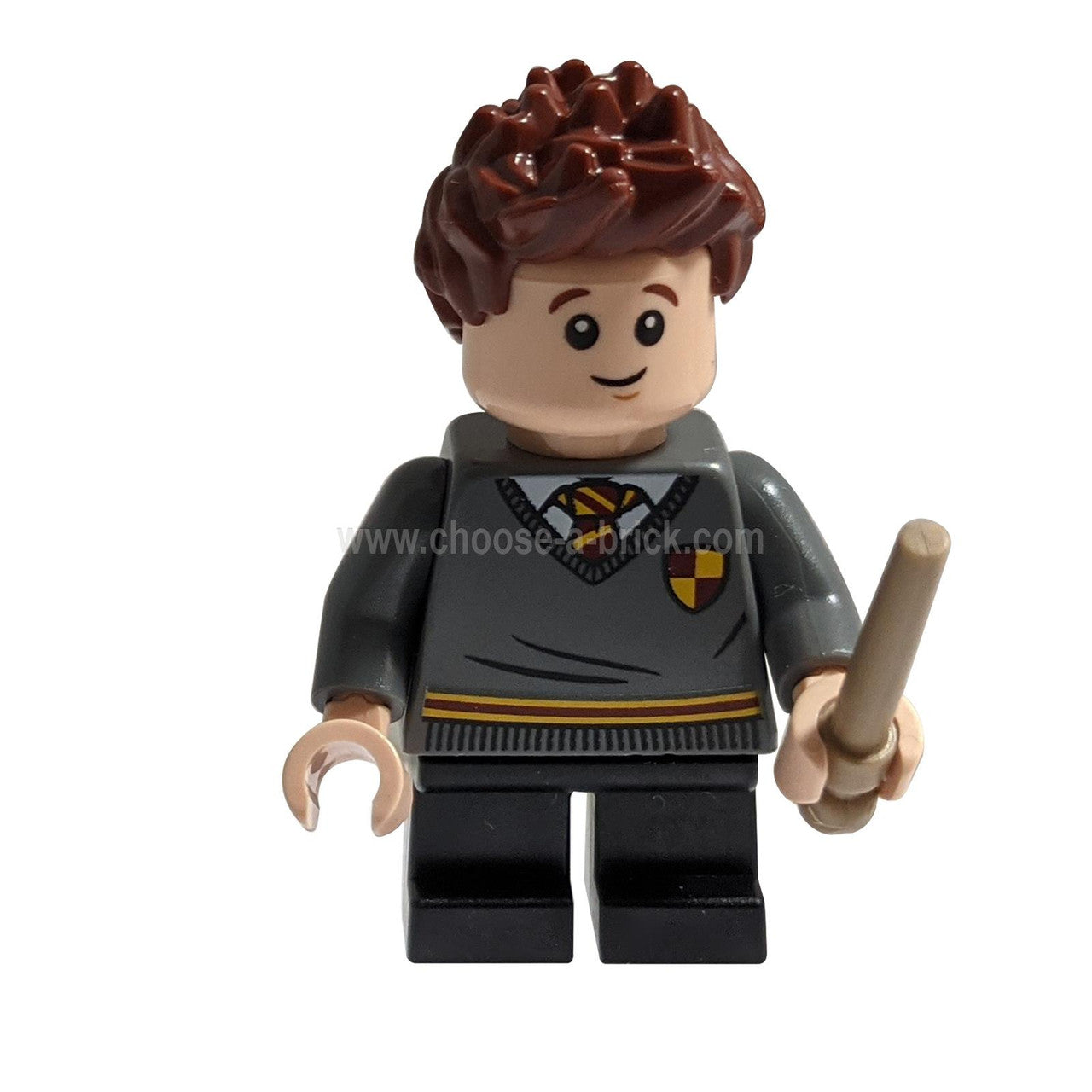 Seamus Finnigan, Gryffindor Sweater with Crest, Black Short Legs with weapon