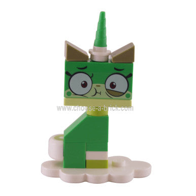 coluni1 Queasy Unikitty, Unikitty!, Series 1 Complete Set with Stand taken out of the bag to verify content. Complete.